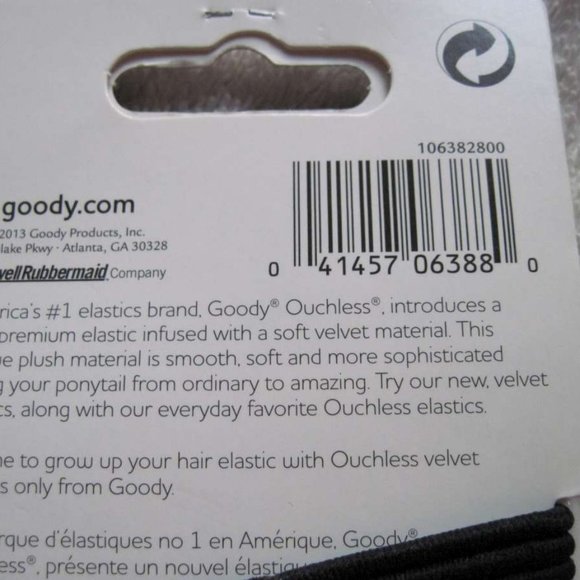 Goody Velvet Secure Elastic Hair Band Ponytailers - Picture 9 of 13
